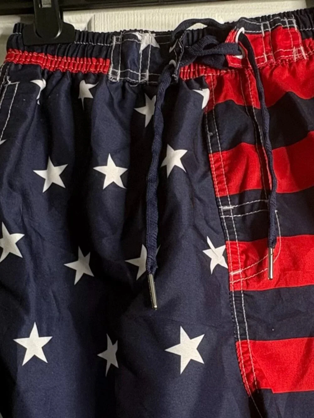 Kute'n'Koo Boys American Flag Swim Trunks Shorts Size 14-16